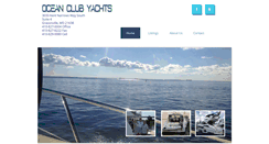 Desktop Screenshot of oceanclubyachts.com