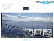 Tablet Screenshot of oceanclubyachts.com